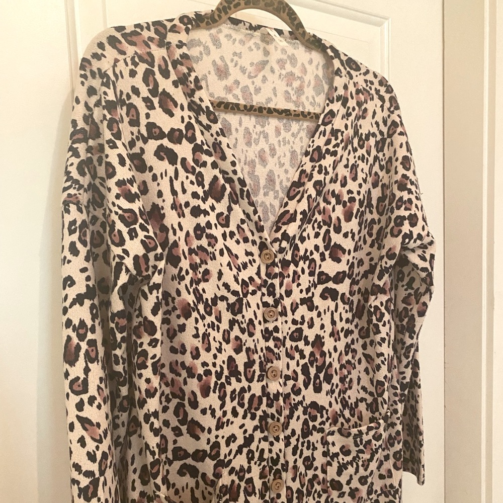 Leopard Cardigan